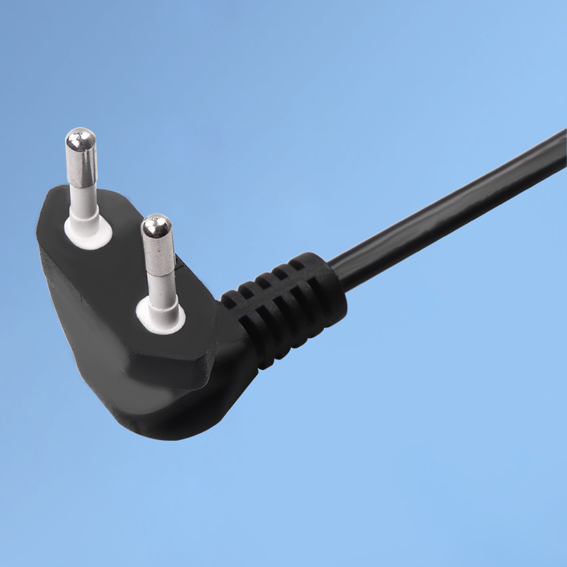 一拖二 欧洲两插+母座电源线