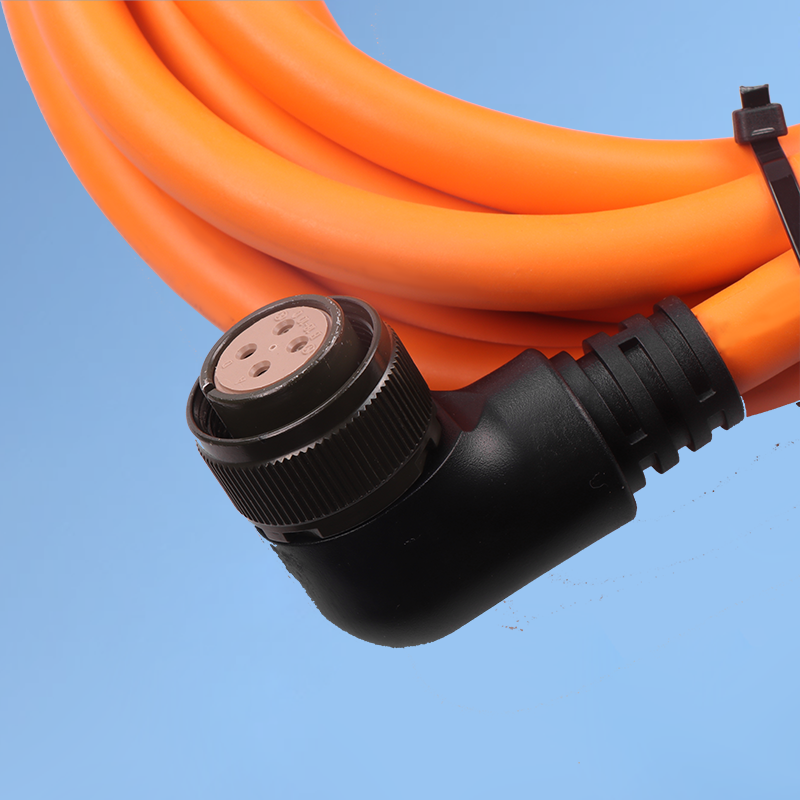 M19 4P 公头拖链线