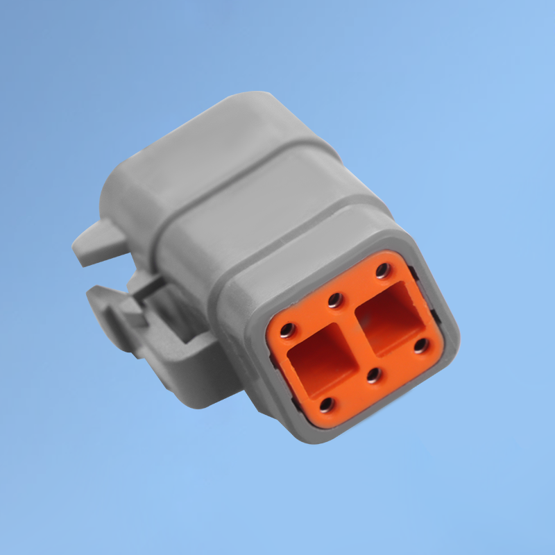 LED灯具6P母头连接器+复合线