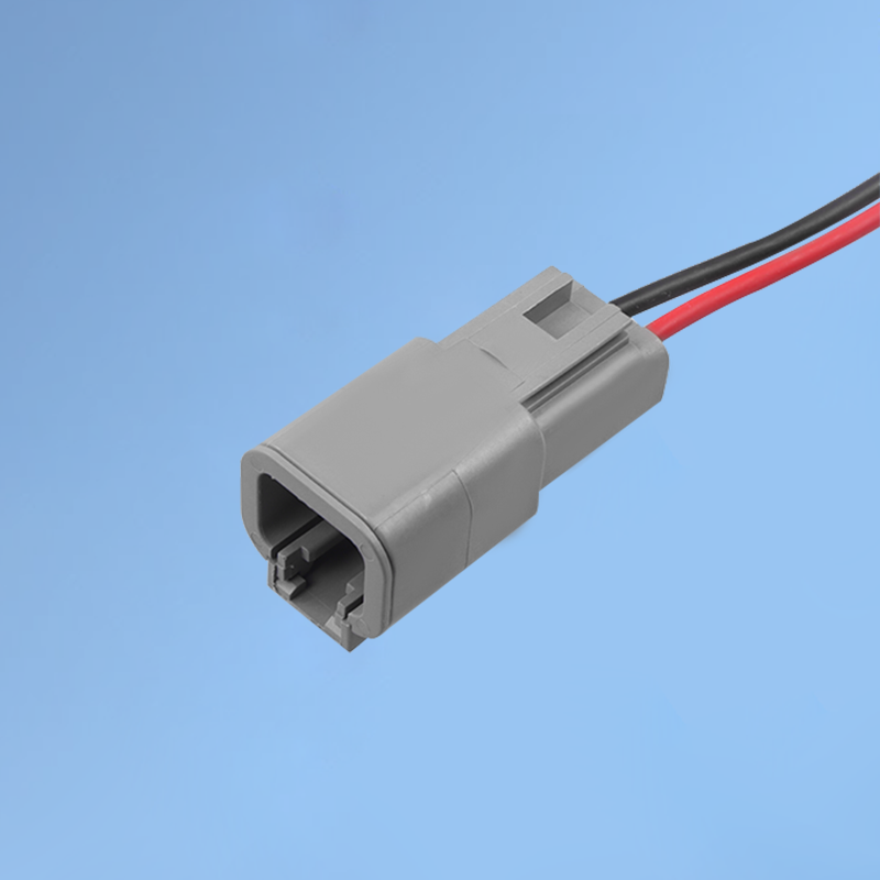 新能源汽车线束2P公头+保险盒
