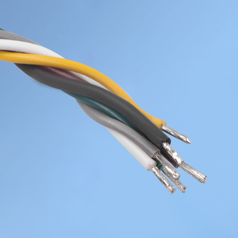 LED灯具6P母头连接器+复合线